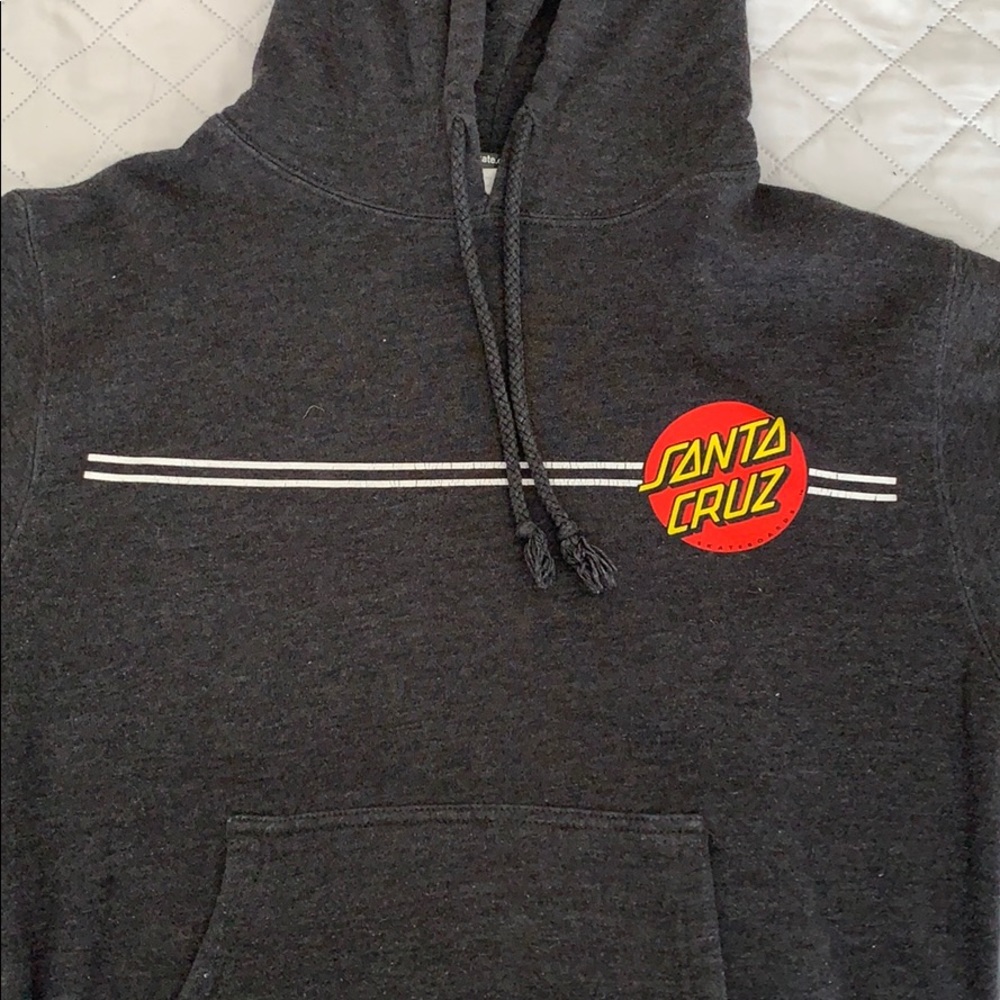 santa cruz skateboards hoodie!!